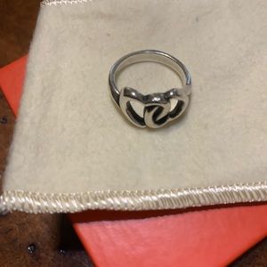 James Avery Linked Hearts Ring
